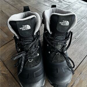 The North Face Black and Gray Snow Winter Boots